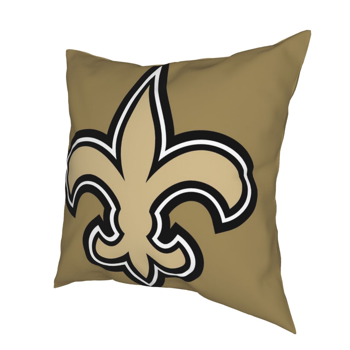 Custom Decorative Football Pillow Case New Orleans Saints Gold Pillowcase Personalized Throw Pillow Covers