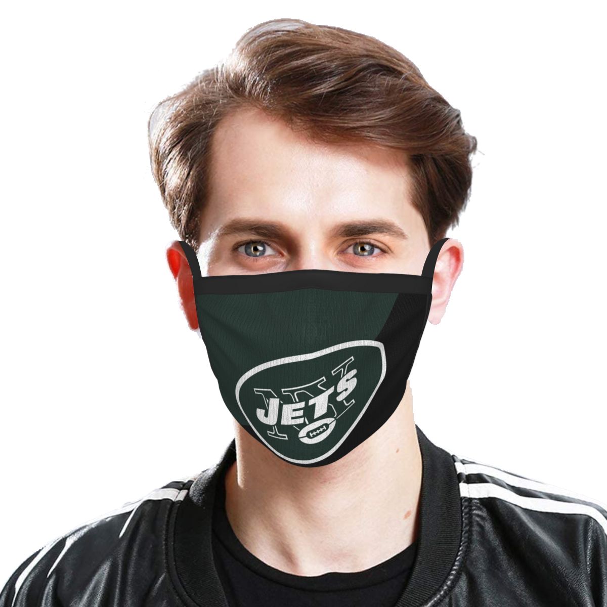 Custom Football Personalized New York Jets Dust Face Mask With Filters PM 2.5