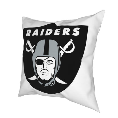 Custom Decorative Football Pillow Case Las Vegas Raiders White Pillowcase Personalized Throw Pillow Covers