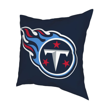 Custom Decorative Football Pillow Case Tennessee Titans Navy Pillowcase Personalized Throw Pillow Covers
