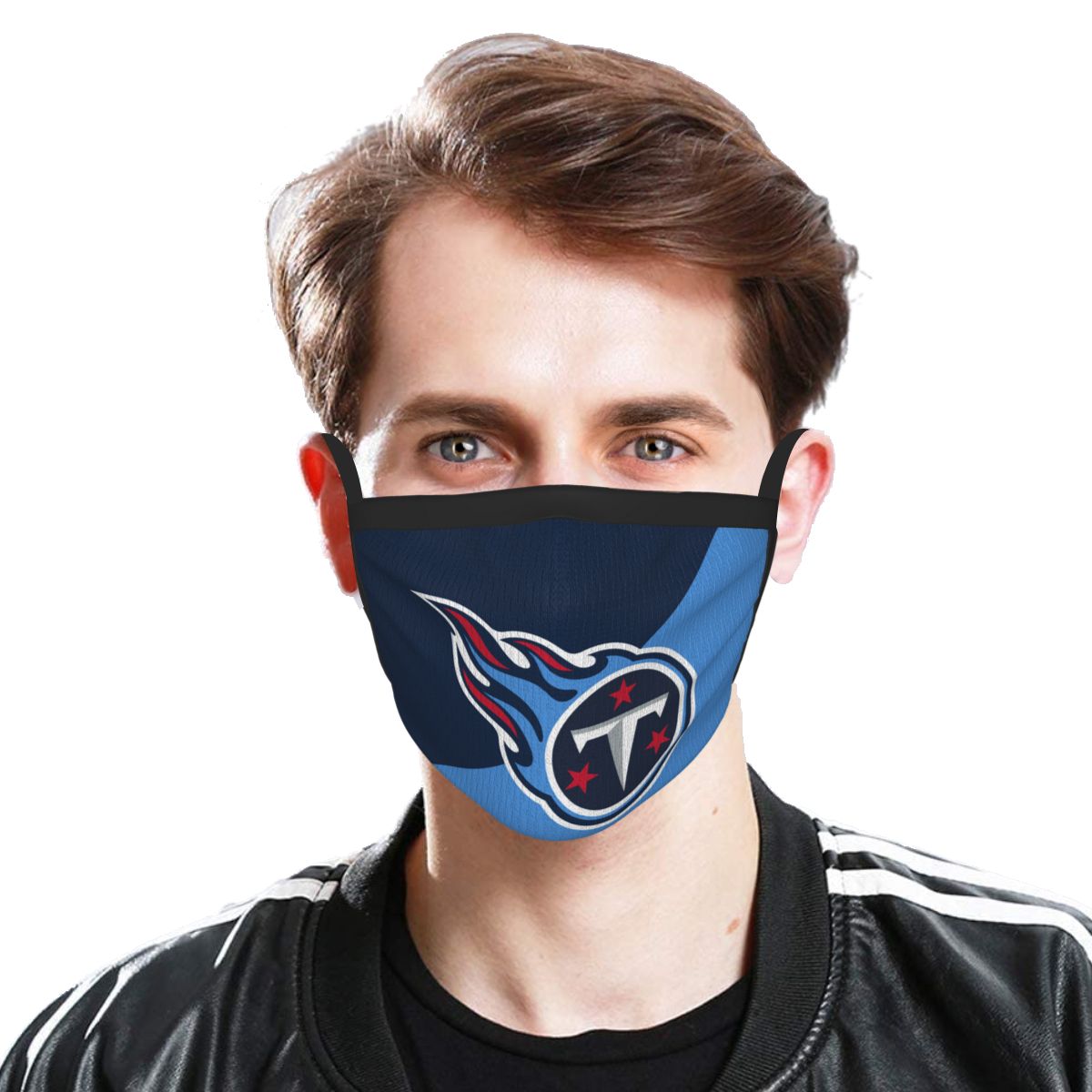 Custom Football Personalized Tennessee Titans Dust Face Mask With Filters PM 2.5