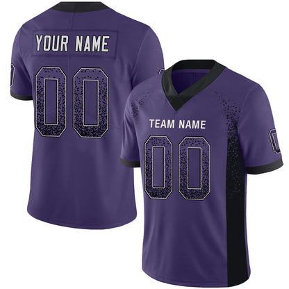 Custom Men's American Baltimore Ravens Purple Fashion Vapor Limited Stitched Football Jersey