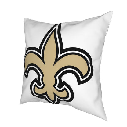 Custom Decorative Football Pillow Case New Orleans Saints White Pillowcase Personalized Throw Pillow Covers