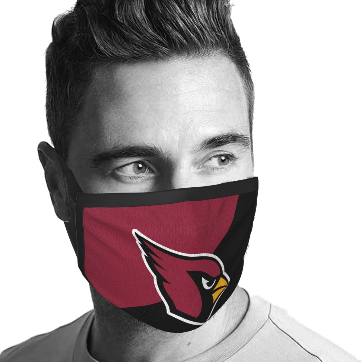 Custom Football Personalized Arizona Cardinals Dust Face Mask With Filters PM 2.5