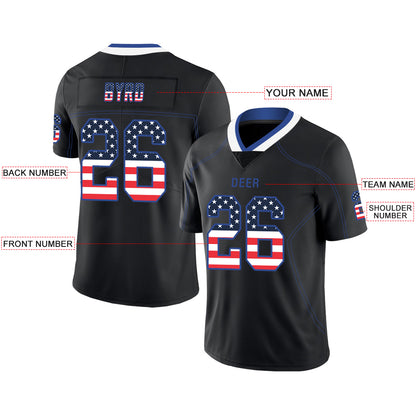 Custom Buffalo Bills Stitched American Football Jerseys Personalize Birthday Gifts Black Jersey
