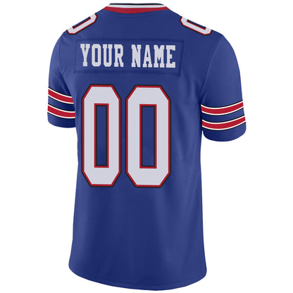 Custom Buffalo Bills Stitched American Football Jerseys Personalize Birthday Gifts Blue Jersey