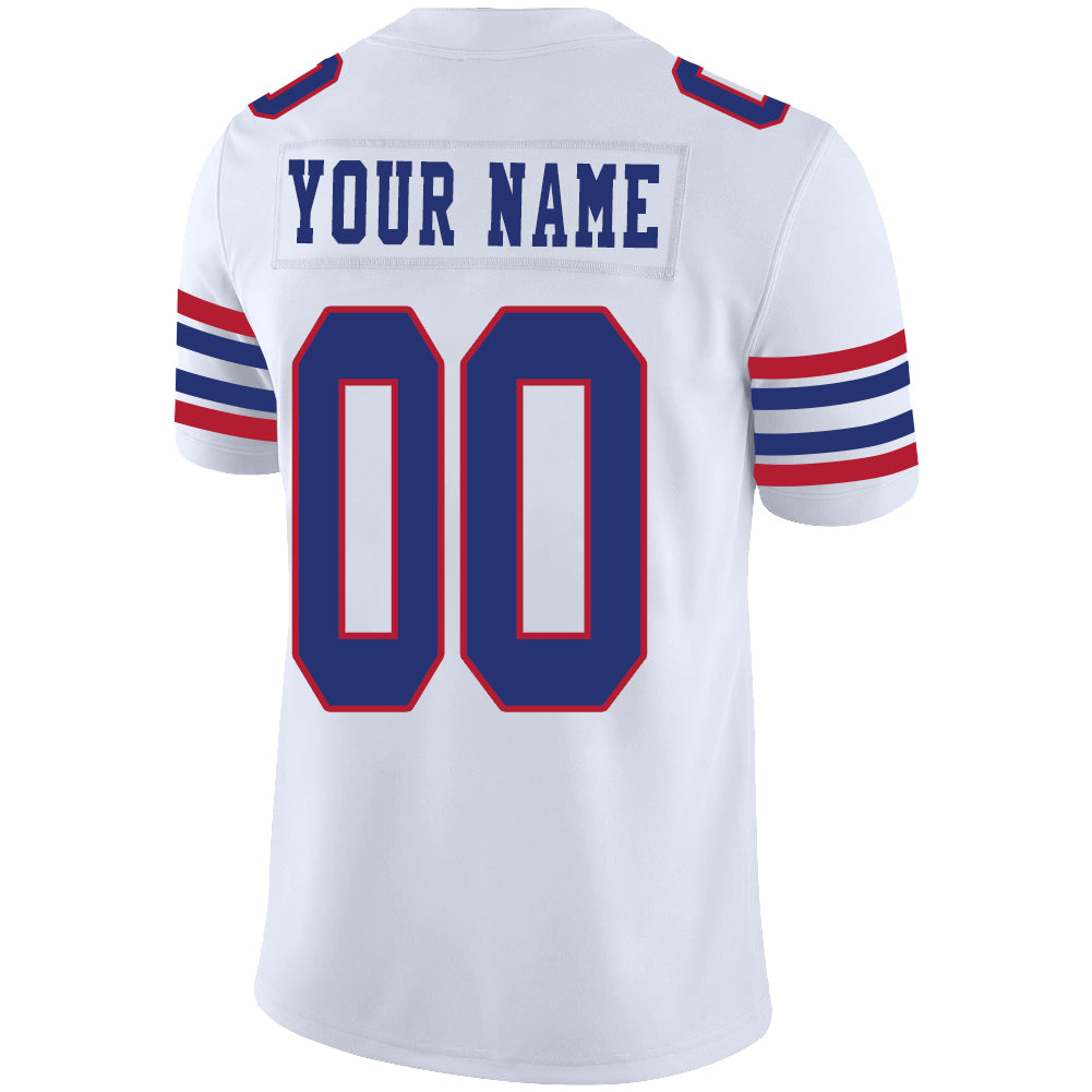 Custom Buffalo Bills Stitched American Football Jerseys Personalize Birthday Gifts White Jersey