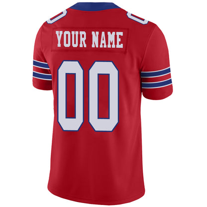 Custom Buffalo Bills Stitched American Football Jerseys Personalize Birthday Gifts Red Jersey