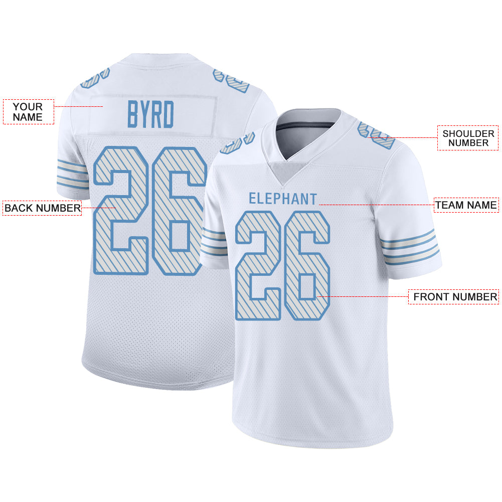 Custom Buffalo Bills Stitched American Football Jerseys Personalize Birthday Gifts White Jersey