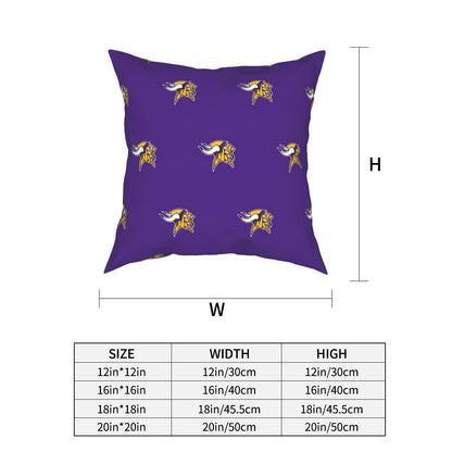 Custom Decorative Football Pillow Case Minnesota Vikings Pillowcase Personalized Throw Pillow Covers