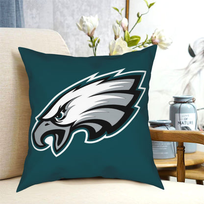 Custom Decorative Football Pillow Case Philadelphia Eagles Green Pillowcase Personalized Throw Pillow Covers