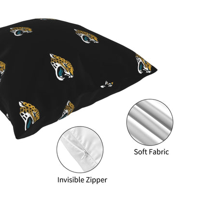 Custom Decorative Football Pillow Case Jacksonville Jaguars Pillowcase Personalized Throw Pillow Covers