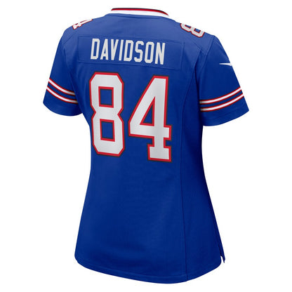 B.Bills #84 Zach Davidson Royal Game Player Jersey American Stitched Football Jerseys