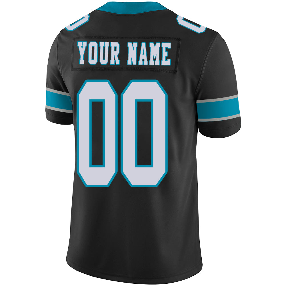 Custom Carolina Panthers Stitched American Football Jerseys Personalize Birthday Gifts Black Jersey