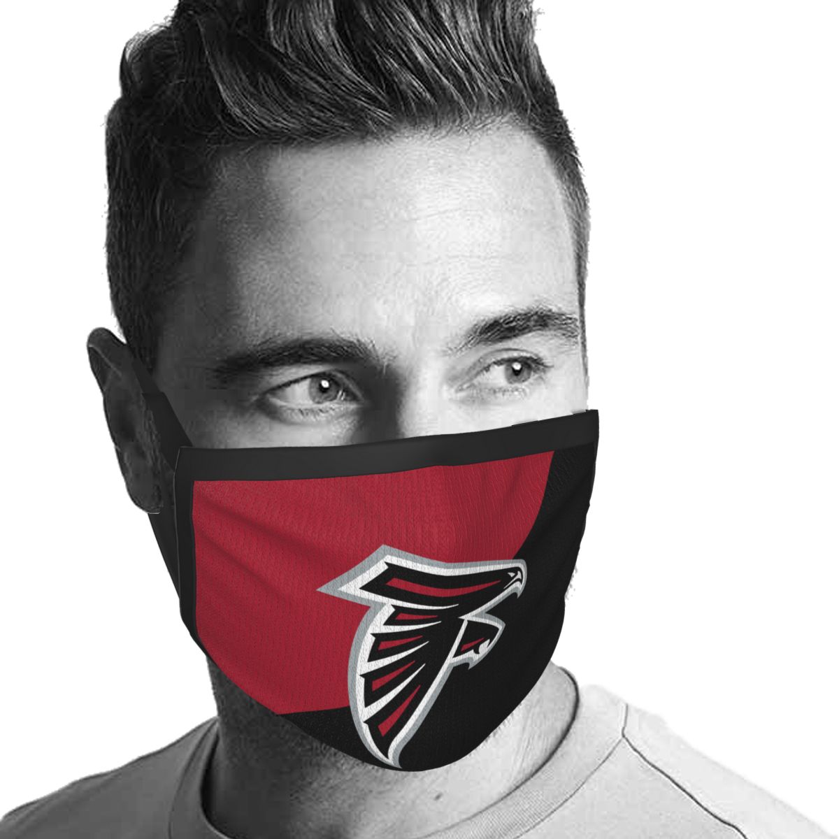 Custom Football Personalized Atlanta Falcons Dust Face Mask With Filters PM 2.5