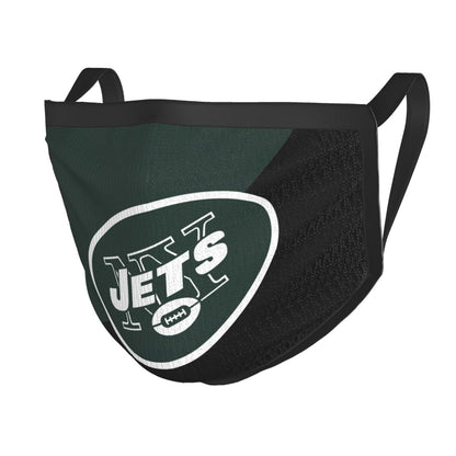 Custom Football Personalized New York Jets Dust Face Mask With Filters PM 2.5