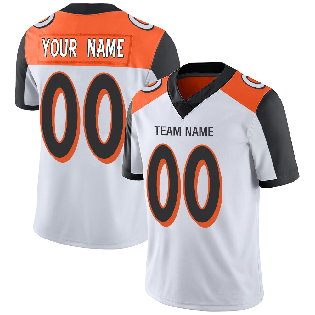 Custom Cincinnati Bengals Stitched American Football Jerseys Personalize Birthday Gifts White Jersey