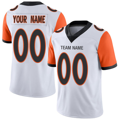 Custom Cincinnati Bengals Stitched American Football Jerseys Personalize Birthday Gifts White Jersey