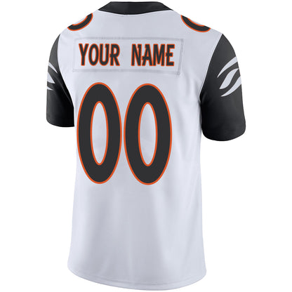 Custom Cincinnati Bengals Stitched American Football Jerseys Personalize Birthday Gifts White Jersey