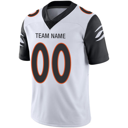 Custom Cincinnati Bengals Stitched American Football Jerseys Personalize Birthday Gifts White Jersey