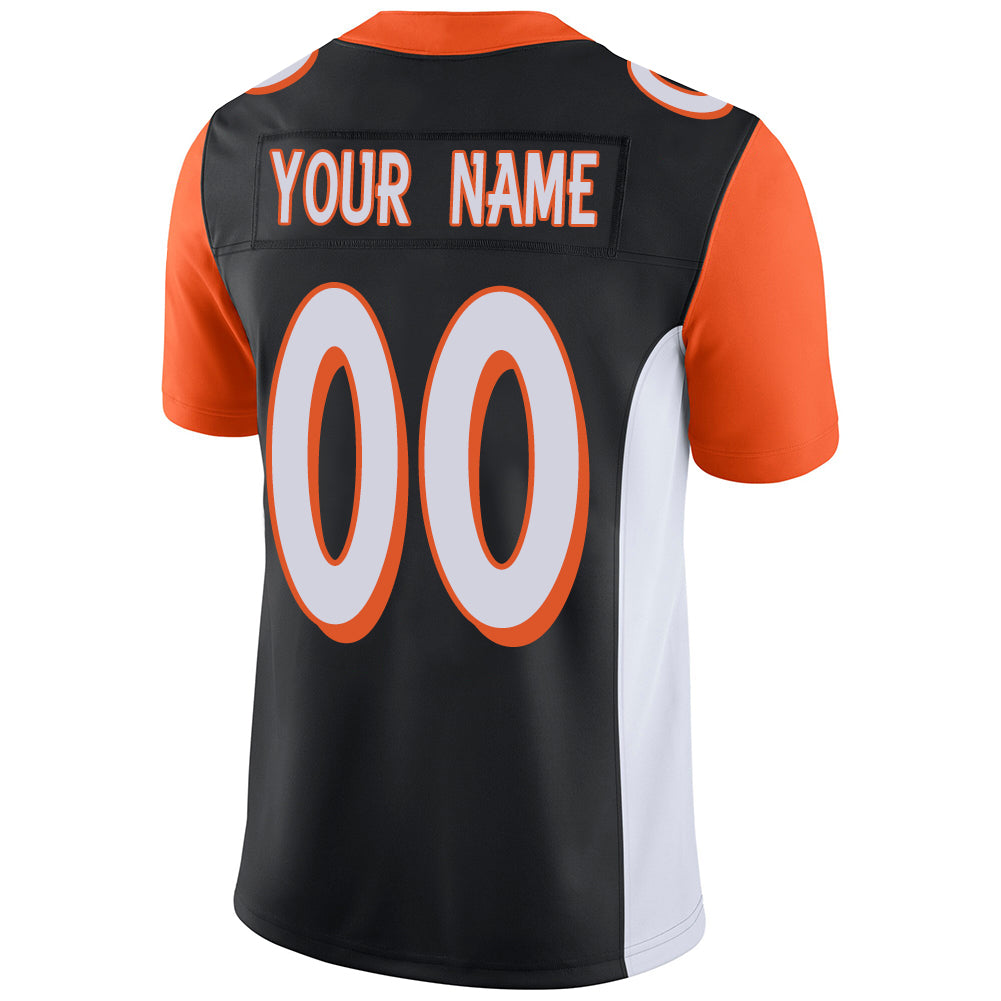 Custom Cincinnati Bengals Stitched American Football Jerseys Personalize Birthday Gifts Black Jersey