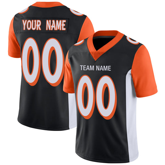 Custom Cincinnati Bengals Stitched American Football Jerseys Personalize Birthday Gifts Black Jersey