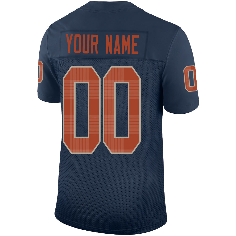 Custom Cincinnati Bengals Stitched American Football Jerseys Personalize Birthday Gifts Navy Jersey