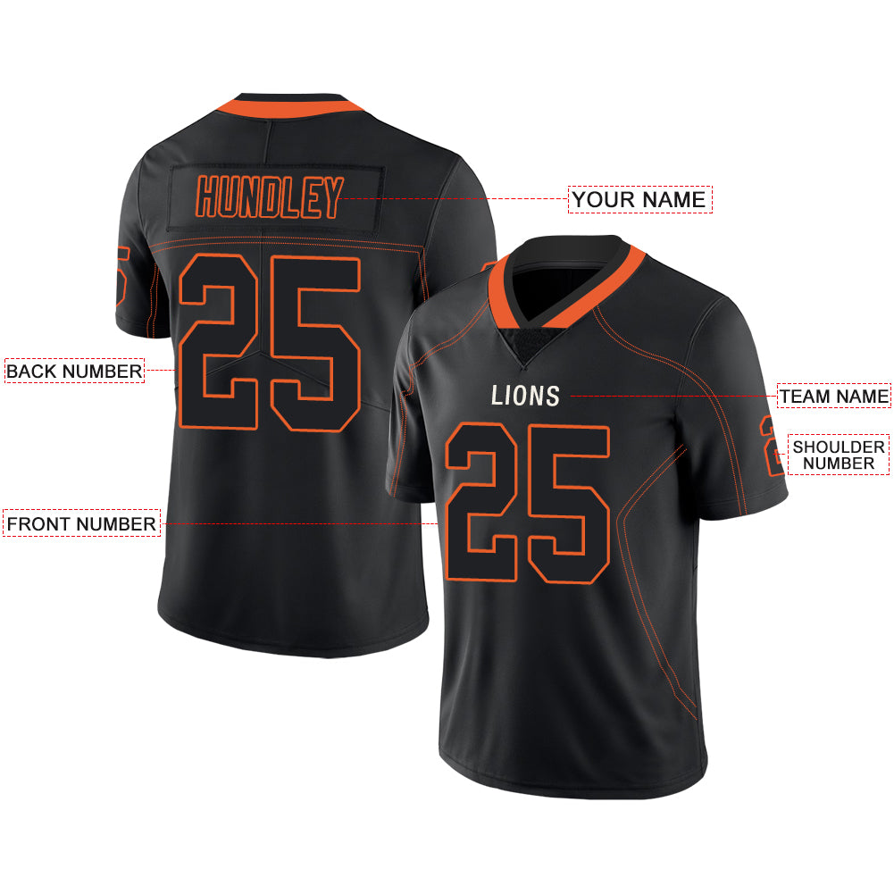 Custom Cincinnati Bengals Stitched American Football Jerseys Personalize Birthday Gifts Black Jersey