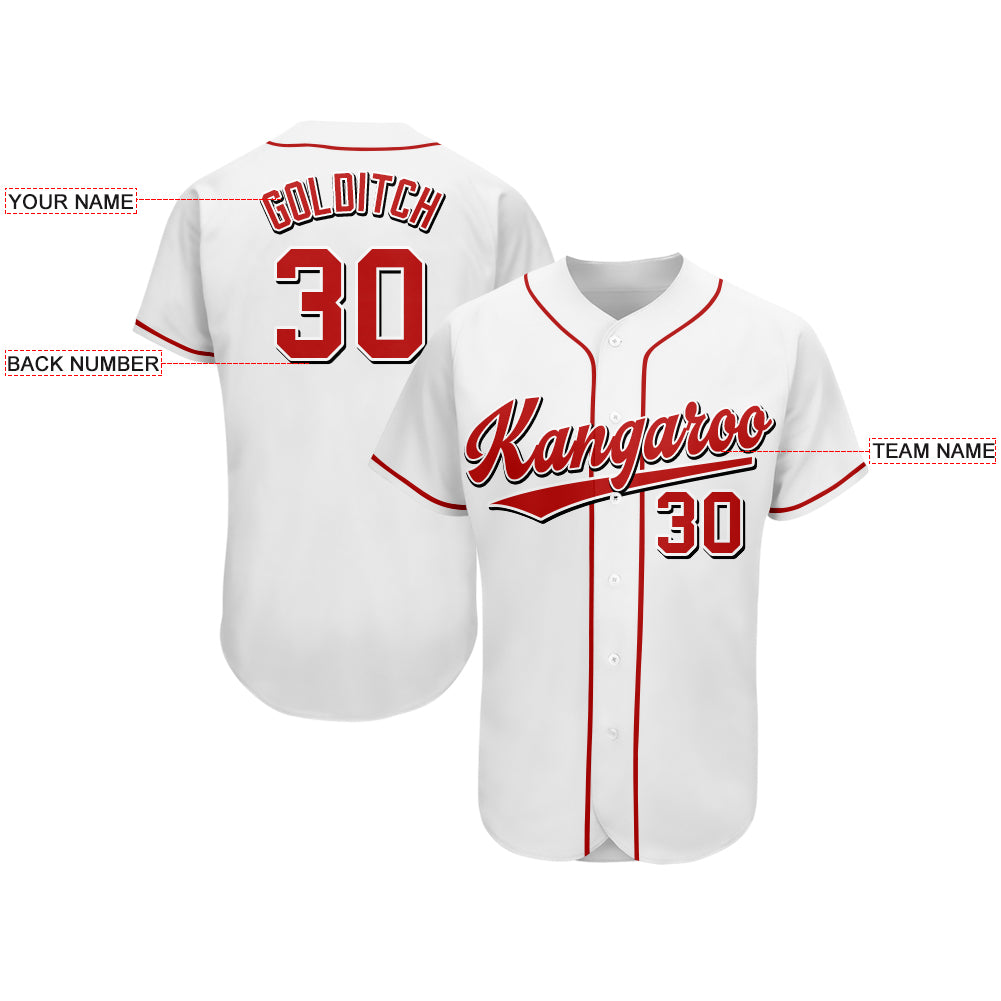 Custom Cincinnati Reds Stitched Baseball Jersey Personalized Button Down Baseball T Shirt