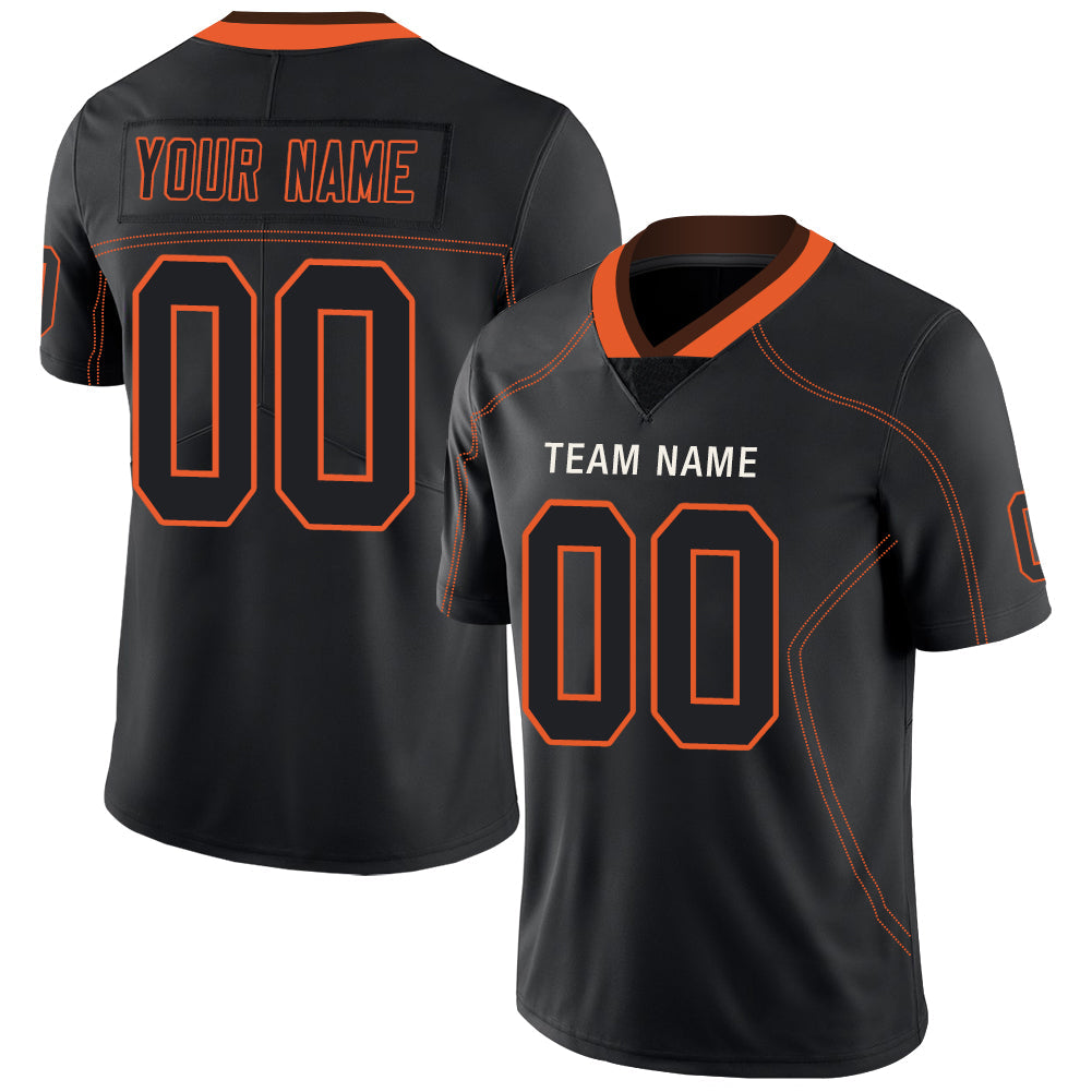Custom C.Brown Stitched American Football Jerseys Personalize Birthday Gifts Black Jersey