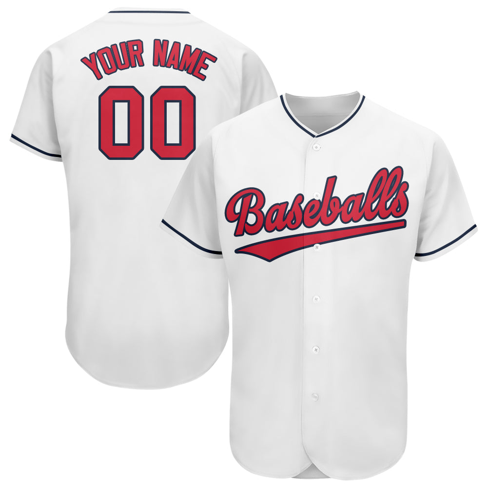 Custom Cleveland Indians Stitched Baseball Jersey Personalized Button Down Baseball T Shirt