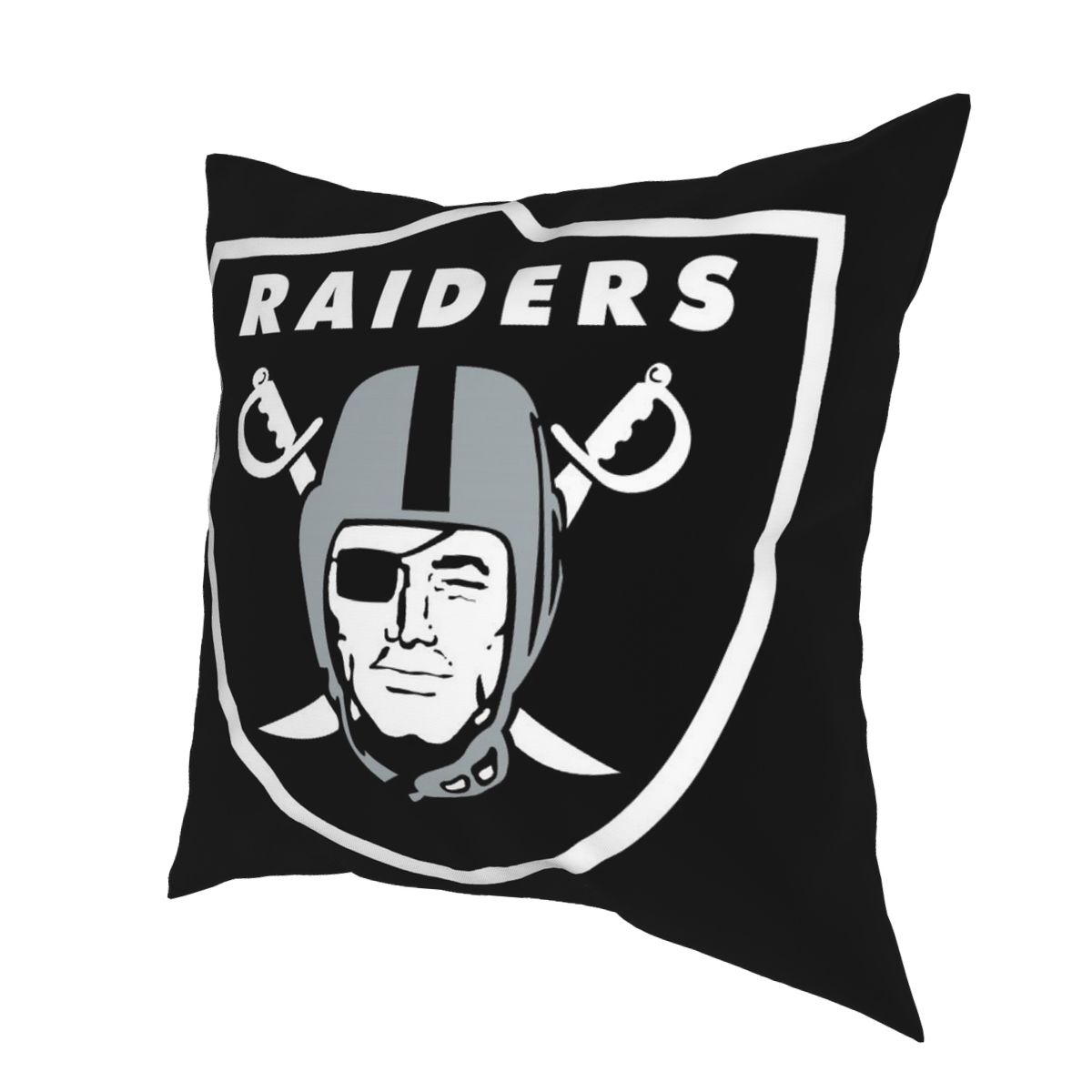 Custom Decorative Football Pillow Case Las Vegas Raiders Black Pillowcase Personalized Throw Pillow Covers