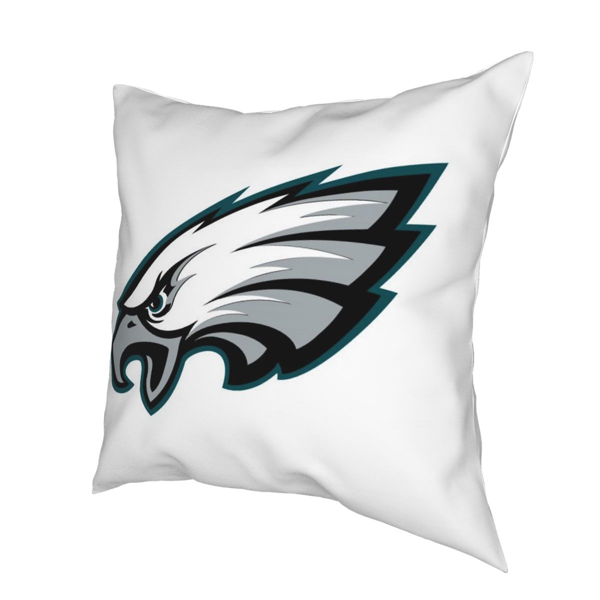 Custom Decorative Football Pillow Case Philadelphia Eagles White Pillowcase Personalized Throw Pillow Covers