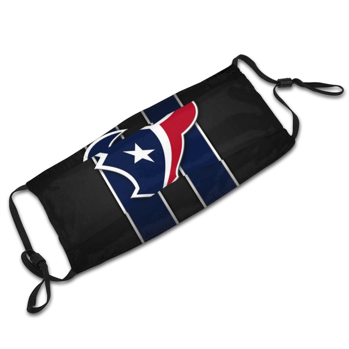 Print Football Personalized Houston Texans 5 Dust Face Mask With Filters PM 2.5