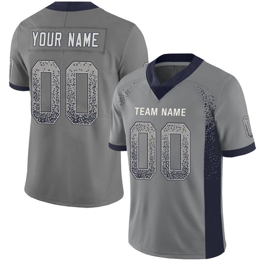 Custom D.Cowboys Stitched American Football Jerseys Personalize Birthday Gifts Grey Jersey