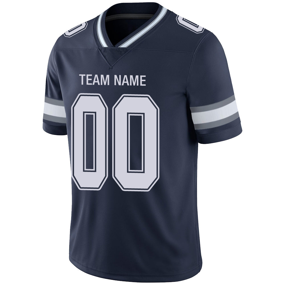 Custom D.Cowboys Stitched American Football Jerseys Personalize Birthday Gifts Navy Jersey