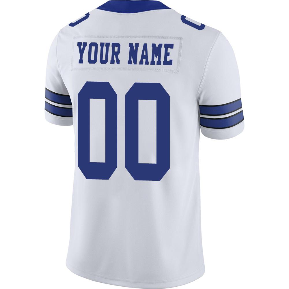 Custom D.Cowboys American Men's Youth And Women Stitched White Football Jerseys Personalize Birthday Gifts Jerseys