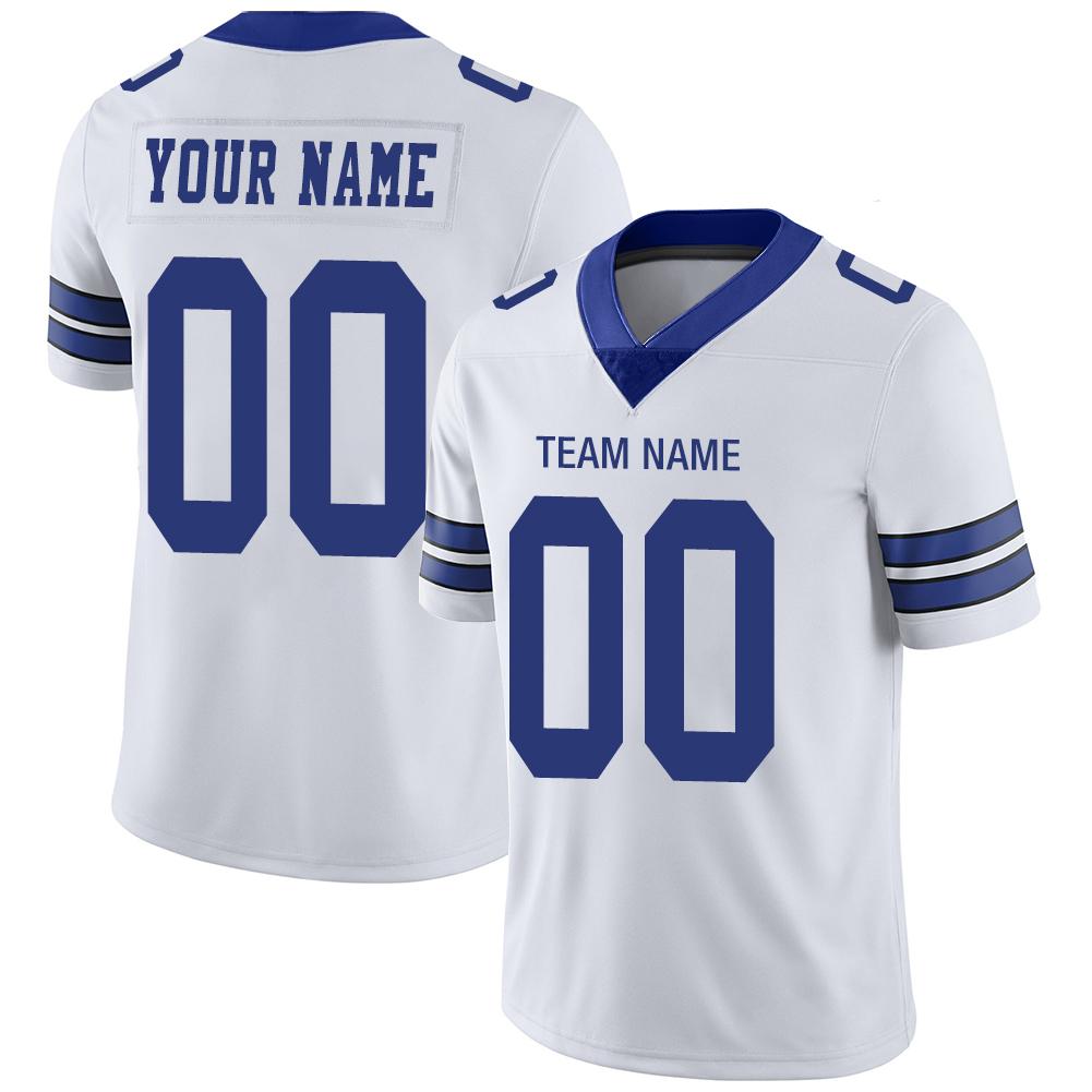 Custom D.Cowboys American Men's Youth And Women Stitched White Football Jerseys Personalize Birthday Gifts Jerseys