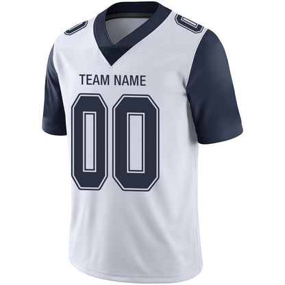 Custom D.Cowboys Stitched American Football Jerseys Personalize Birthday Gifts White Jersey