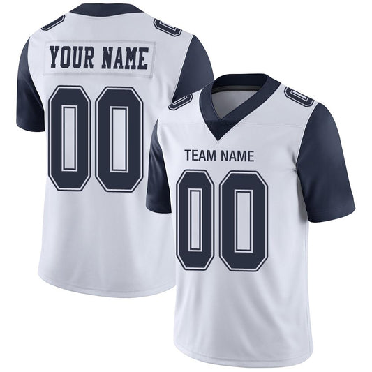 Custom D.Cowboys American Men's Youth And Women Stitched White Football Jersey Personalize Birthday Gifts Jerseys