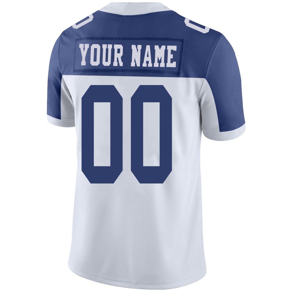 Custom D.Cowboys Stitched American Football Jerseys Personalize Birthday Gifts White Jersey