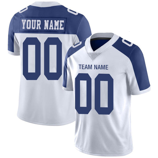 Custom D.Cowboys American Men's Youth And Women  Stitched White Personalize Birthday Gifts Jerseys Football Jerseys