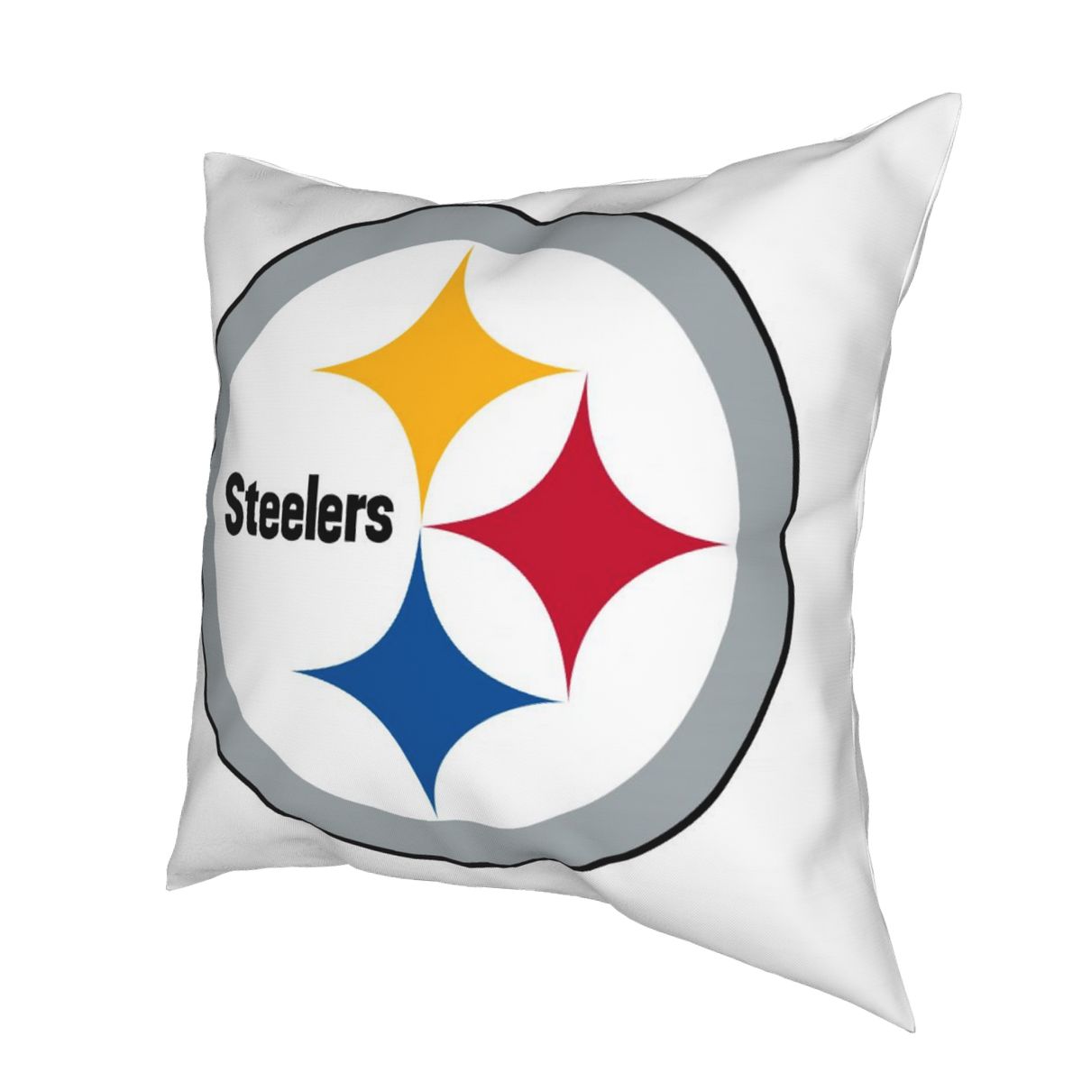Custom Decorative Football Pillow Case Pittsburgh Steelers White Pillowcase Personalized Throw Pillow Covers