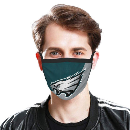 Custom Football Personalized Philadelphia Eagles Dust Face Mask With Filters PM 2.5