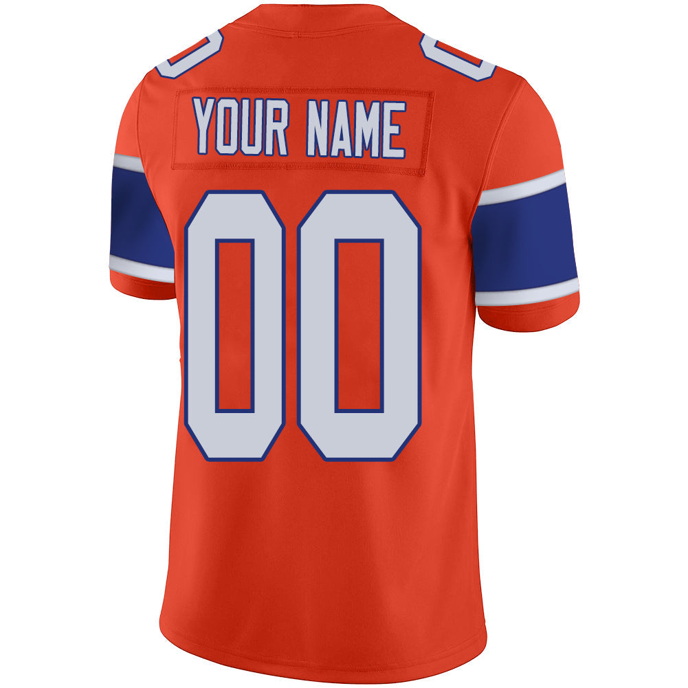 Custom D.Broncos Stitched American Football Jerseys Orange Personalize Birthday Gifts  Jersey