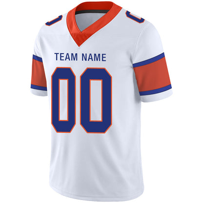 Custom D.Broncos Stitched American Football Jerseys Personalize Birthday Gifts White Jersey