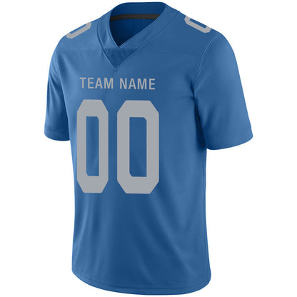 Custom D.Lions Stitched American Football Jerseys Personalize Birthday Gifts Blue Jersey