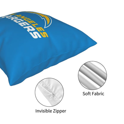 Custom Decorative Football Pillow Case 2020 New Los Angeles Chargers Powder Blue Pillowcase Personalized Throw Pillow Covers