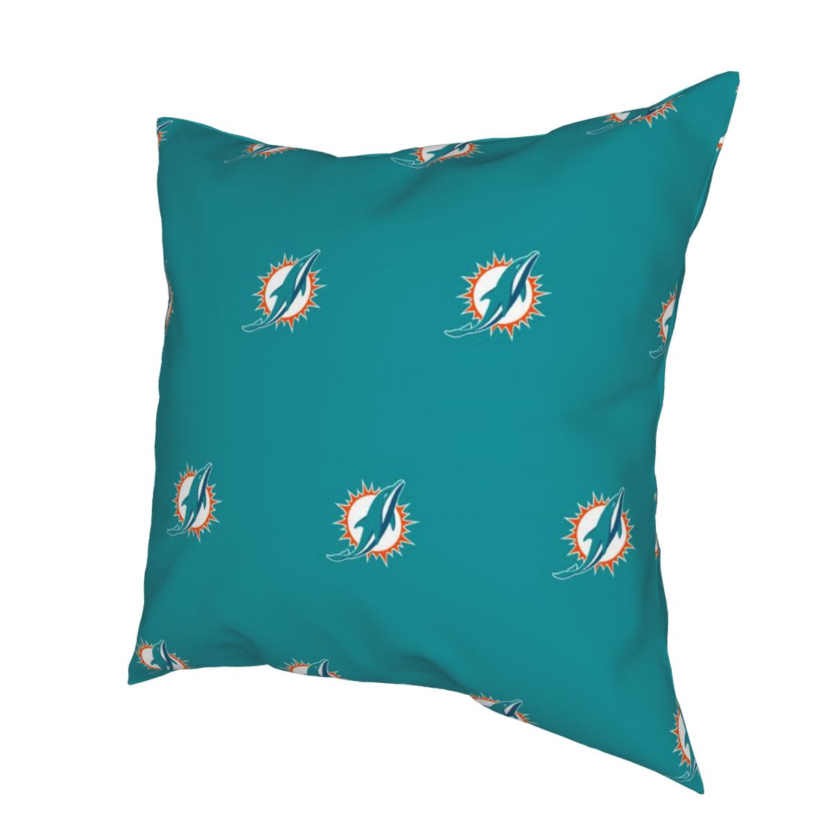 Custom Decorative Football Pillow Case Miami Dolphins Pillowcase Personalized Throw Pillow Covers