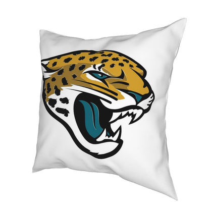 Custom Decorative Football Pillow Case Jacksonville Jaguars White Pillowcase Personalized Throw Pillow Covers